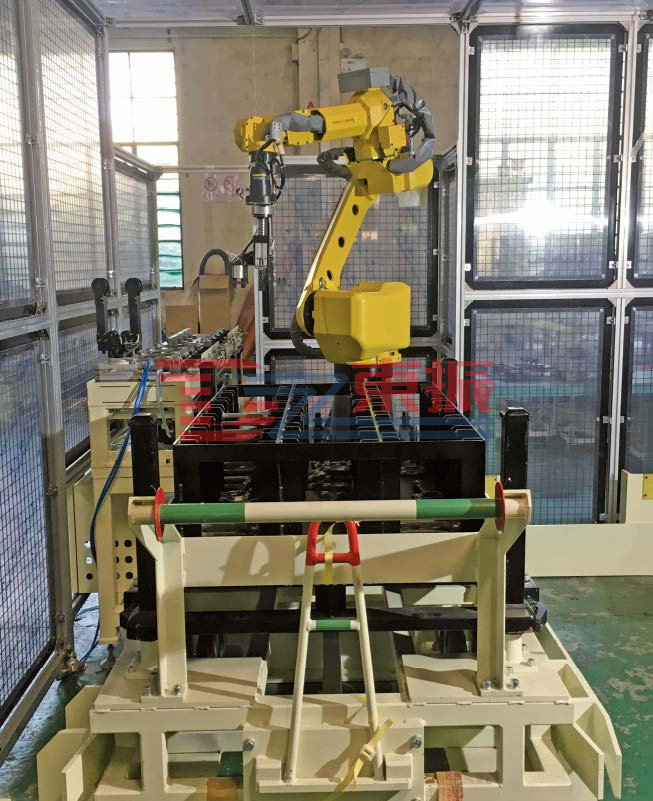 连杆机器人自动上下料